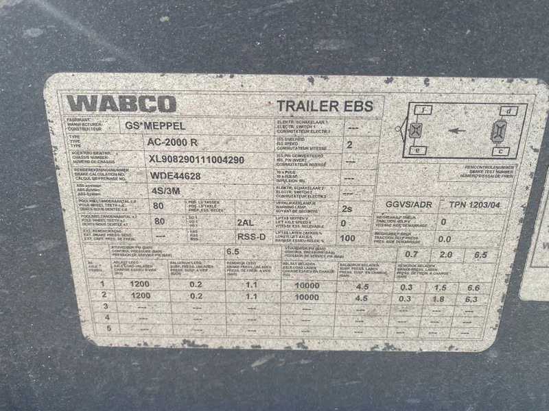 GS AIC-2000 - BPW + BDF SYSTEM finansal kiralama GS AIC-2000 - BPW + BDF SYSTEM: fotoğraf 15