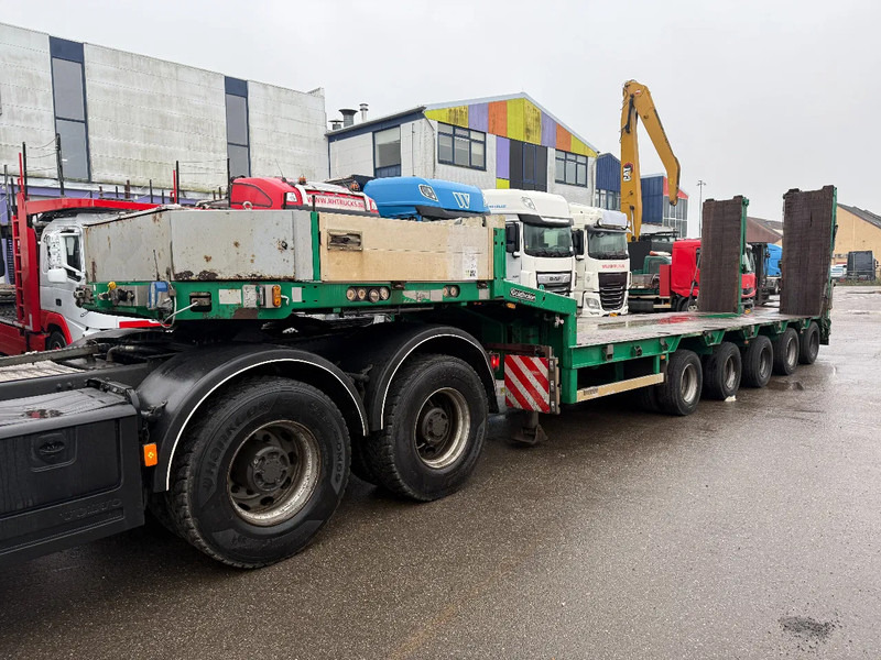 Goldhofer STZ-H5,5 ACLE, 3 AXLE FORCED STEERING, DOUBLE HYDRAULIC RAMPS, TUV TILL 11-11-2026 - Alçak çerçeveli platform dorse: fotoğraf 4 Goldhofer STZ-H5,5 ACLE, 3 AXLE FORCED STEERING, DOUBLE HYDRAULIC RAMPS, TUV TILL 11-11-2026 - Alçak çerçeveli platform dorse: fotoğraf 4