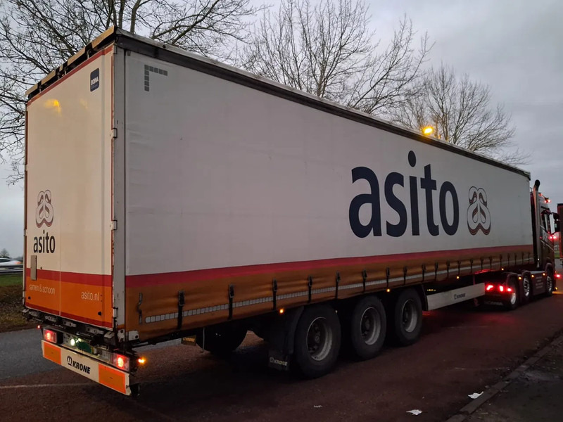 Krone SD - 3 AXLE + ALU BORDEN + SLIDING ROOF - Tenteli dorse: fotoğraf 3 Krone SD - 3 AXLE + ALU BORDEN + SLIDING ROOF - Tenteli dorse: fotoğraf 3