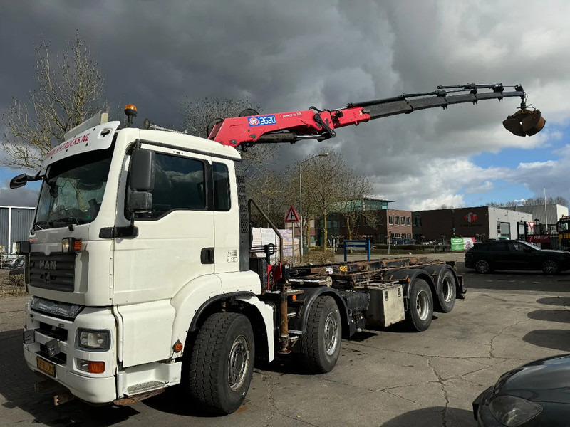 MAN TGA 35.440 8X2 - EURO 4 + HMF 2620K-RC 2018! + REMOTE + HYDRAUTO CABLE LIFT + LIFTING AXLE - Kablo sistemli kamyon, Vinçli kamyon: fotoğraf 1 MAN TGA 35.440 8X2 - EURO 4 + HMF 2620K-RC 2018! + REMOTE + HYDRAUTO CABLE LIFT + LIFTING AXLE - Kablo sistemli kamyon, Vinçli kamyon: fotoğraf 1