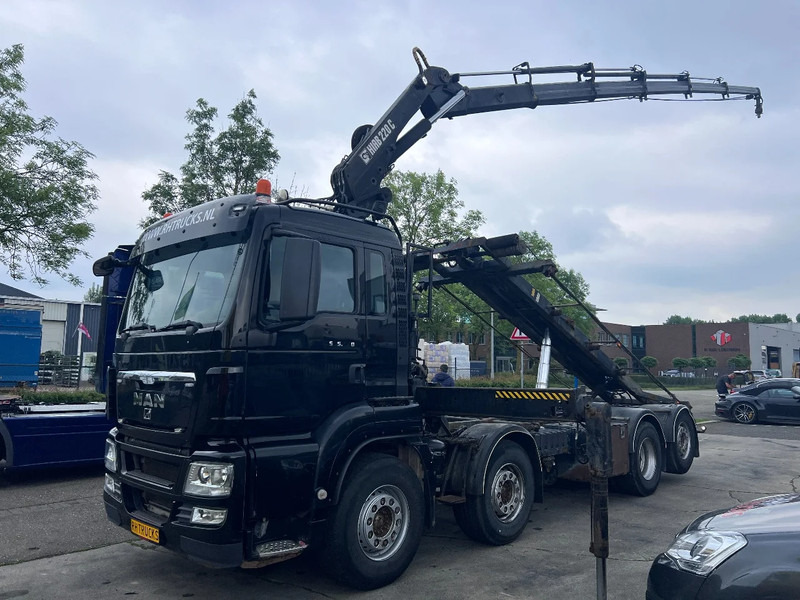 MAN TGS 35.440 8X2-4 + HIAB 220C-5 REMOTE + CABLE LIFT AUTOMATIC - Kablo sistemli kamyon, Vinçli kamyon: fotoğraf 1 MAN TGS 35.440 8X2-4 + HIAB 220C-5 REMOTE + CABLE LIFT AUTOMATIC - Kablo sistemli kamyon, Vinçli kamyon: fotoğraf 1