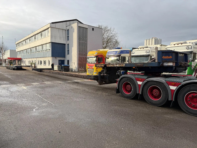 Nooteboom MC0 105-08V, 2 EXTENDABLE 12.35 + 12,05 8 AXLE, 2 LIFT AXLES, 7 AXLE STEERING, REMOTE CONTROLE - Alçak çerçeveli platform dorse: fotoğraf 1 Nooteboom MC0 105-08V, 2 EXTENDABLE 12.35 + 12,05 8 AXLE, 2 LIFT AXLES, 7 AXLE STEERING, REMOTE CONTROLE - Alçak çerçeveli platform dorse: fotoğraf 1