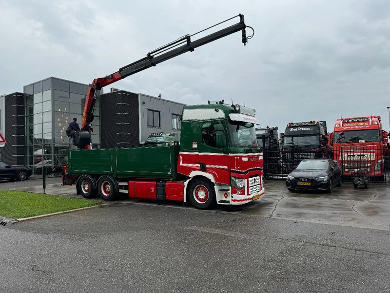 Renault T HIGH 520 6X2 EURO 6 + PALFINGER PK16002 ROTOR FUNCTION - Sal/ Açık kasa kamyon, Vinçli kamyon: fotoğraf 5 Renault T HIGH 520 6X2 EURO 6 + PALFINGER PK16002 ROTOR FUNCTION - Sal/ Açık kasa kamyon, Vinçli kamyon: fotoğraf 5