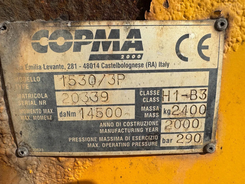 Vinçli kamyon Scania P94-310 4X2 EURO 2 COPMA 1530 FULL STEEL: fotoğraf 7