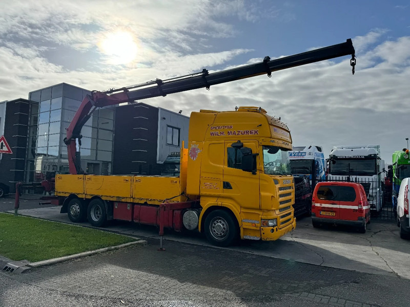 Scania R500 V8 6X2 EURO 5 + HIAB 377EP-4XS + REMOTE CONTROL + RETARDER - Sal/ Açık kasa kamyon, Vinçli kamyon: fotoğraf 2 Scania R500 V8 6X2 EURO 5 + HIAB 377EP-4XS + REMOTE CONTROL + RETARDER - Sal/ Açık kasa kamyon, Vinçli kamyon: fotoğraf 2