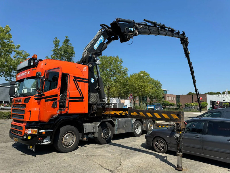 Scania R560 V8 8X2 + EFFER CRANE 1550 6S + FLYJIP 6XHYDR + REMOTE + WINCH - Vinçli kamyon: fotoğraf 2 Scania R560 V8 8X2 + EFFER CRANE 1550 6S + FLYJIP 6XHYDR + REMOTE + WINCH - Vinçli kamyon: fotoğraf 2