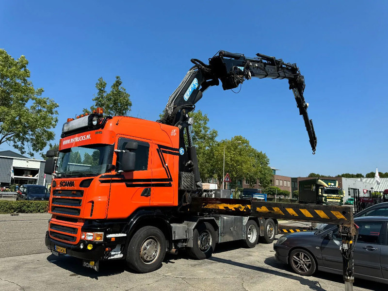 Scania R560 V8 8X2 + EFFER CRANE 1550 6S + FLYJIP 6XHYDR + REMOTE + WINCH - Vinçli kamyon: fotoğraf 1 Scania R560 V8 8X2 + EFFER CRANE 1550 6S + FLYJIP 6XHYDR + REMOTE + WINCH - Vinçli kamyon: fotoğraf 1
