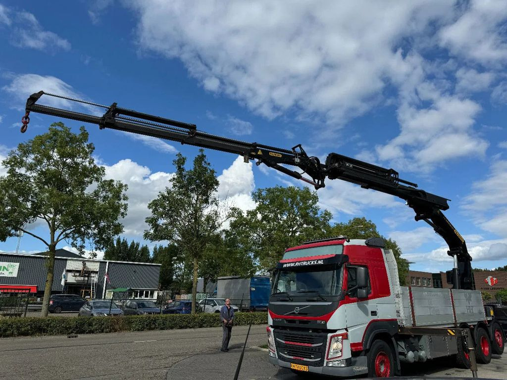Volvo FMX 460 8X4 PALFINGER PK53002 + FLY JIP AN REMOT - Vinçli kamyon, Sal/ Açık kasa kamyon: fotoğraf 1 Volvo FMX 460 8X4 PALFINGER PK53002 + FLY JIP AN REMOT - Vinçli kamyon, Sal/ Açık kasa kamyon: fotoğraf 1