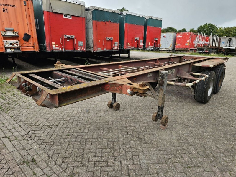 Pacton 20FT - BPW - Steelspring - Konteynır taşıyıcı/ Yedek karoser dorse: fotoğraf 2 Pacton 20FT - BPW - Steelspring - Konteynır taşıyıcı/ Yedek karoser dorse: fotoğraf 2