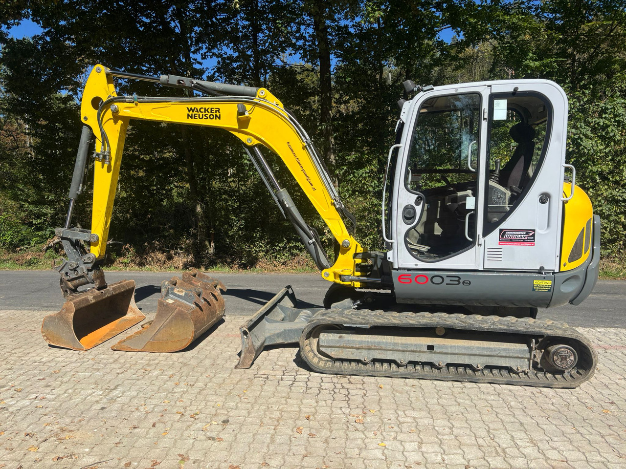 WACKER Neuson 6003 - Mini ekskavatör: fotoğraf 1 WACKER Neuson 6003 - Mini ekskavatör: fotoğraf 1