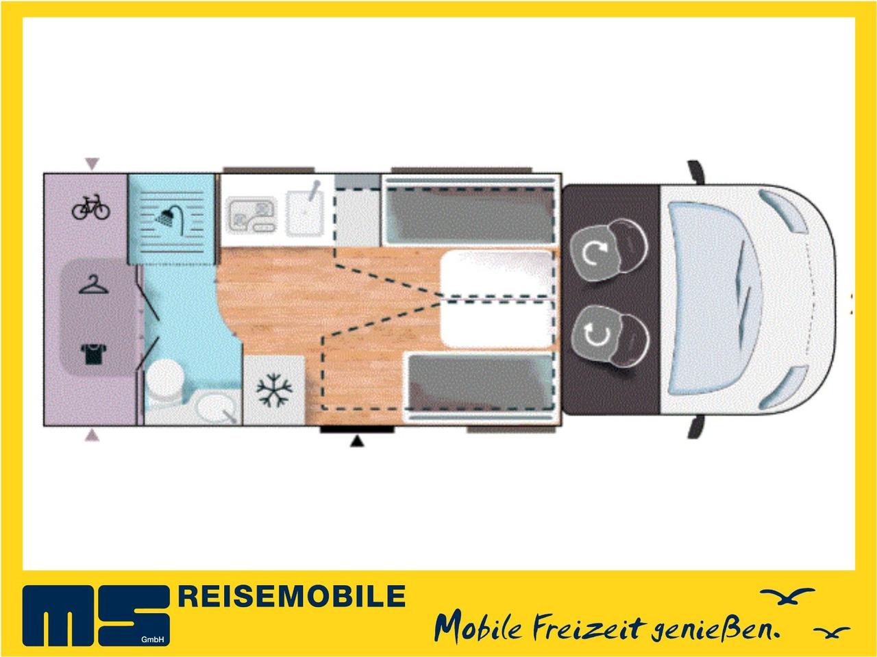 Chausson 630 TITANIUM / - 2026 - / EINZEL. - HUBBETTEN - Semi entegre karavan: fotoğraf 2 Chausson 630 TITANIUM / - 2026 - / EINZEL. - HUBBETTEN - Semi entegre karavan: fotoğraf 2