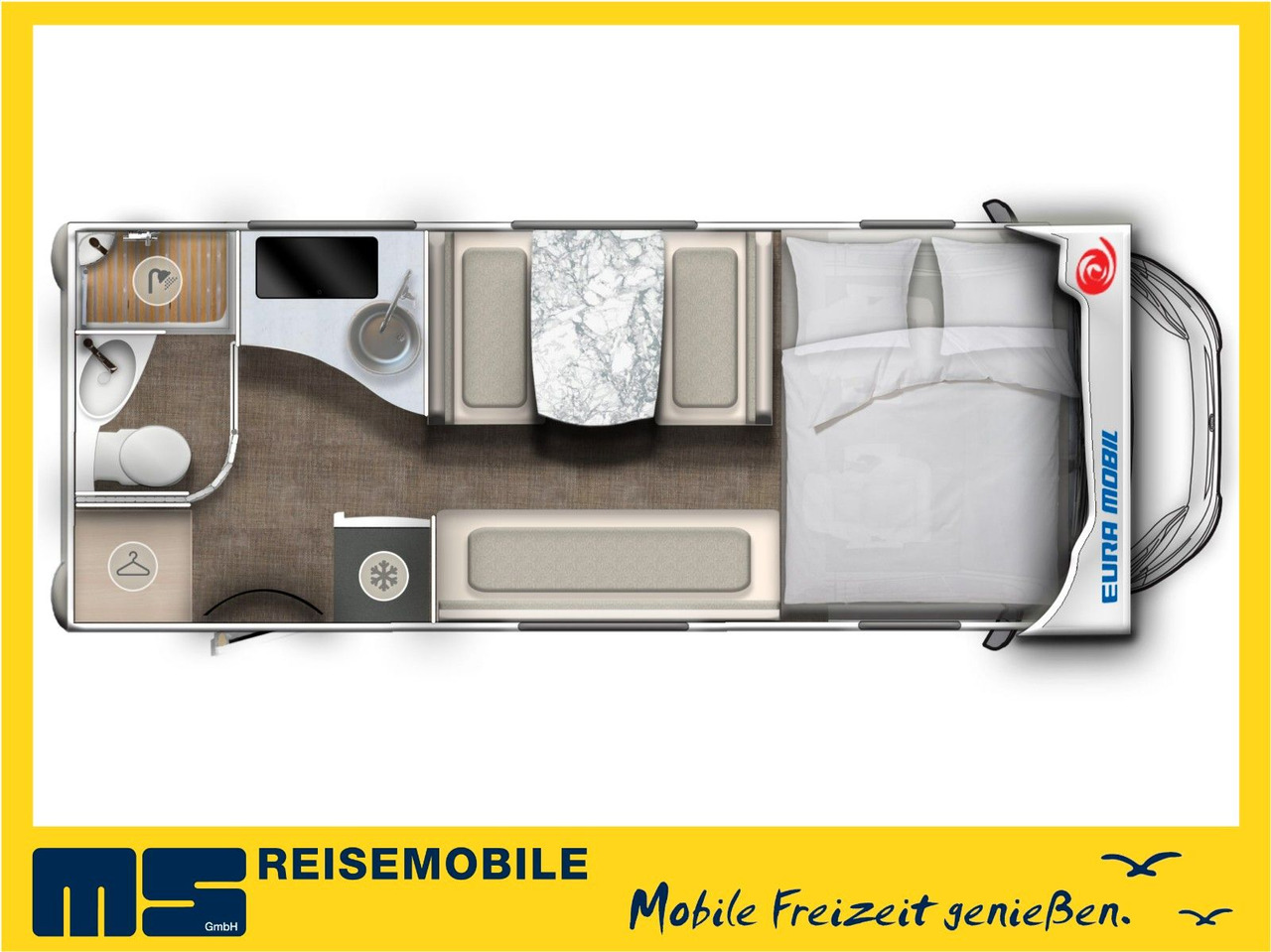 Eura Mobil ACTIVA ONE 630 LS / -2025- / 140PS / RAUMWUNDER - Alkovenli karavan: fotoğraf 2 Eura Mobil ACTIVA ONE 630 LS / -2025- / 140PS / RAUMWUNDER - Alkovenli karavan: fotoğraf 2