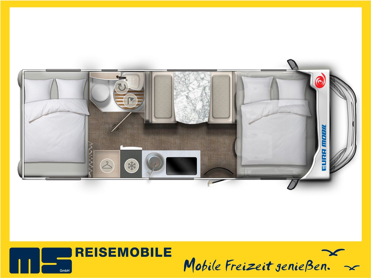 Eura Mobil ACTIVA ONE 690 HB / 180PS-9G AUTOMATIK -40H MAXI - Alkovenli karavan: fotoğraf 2 Eura Mobil ACTIVA ONE 690 HB / 180PS-9G AUTOMATIK -40H MAXI - Alkovenli karavan: fotoğraf 2