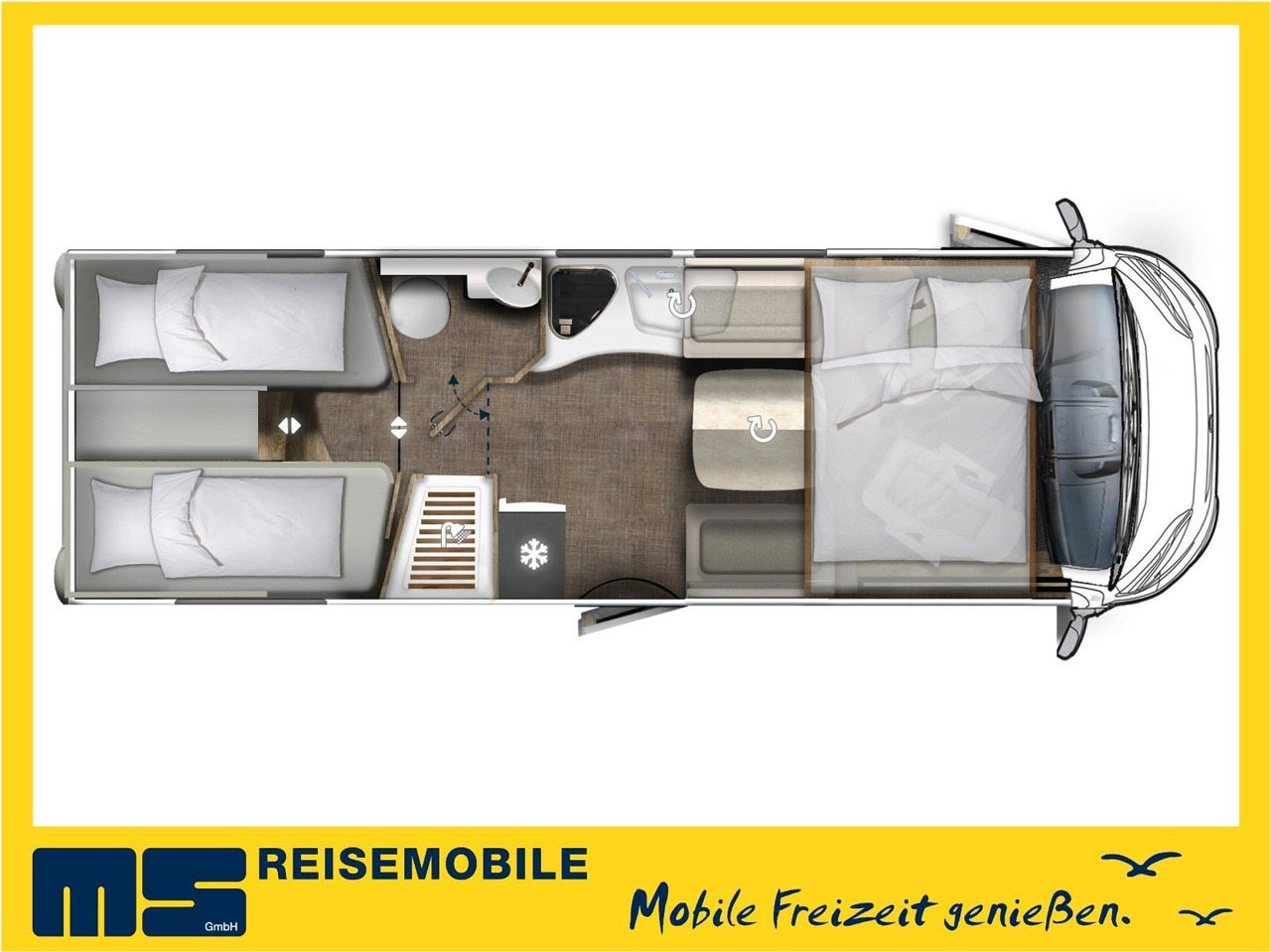 Eura Mobil INTEGRA LINE 720 EF / 180PS-9G-40H/ EINZELBETTEN - Entegre karavan: fotoğraf 2 Eura Mobil INTEGRA LINE 720 EF / 180PS-9G-40H/ EINZELBETTEN - Entegre karavan: fotoğraf 2