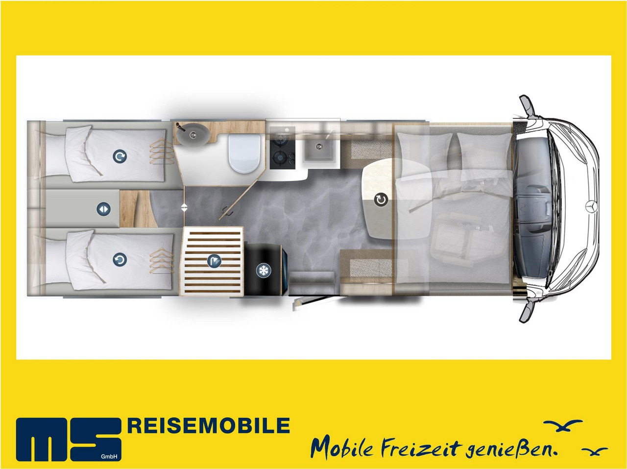 Eura Mobil INTEGRA LINE GT 726 EF /MB 170PS-9G / MOD.2025 - Entegre karavan: fotoğraf 2 Eura Mobil INTEGRA LINE GT 726 EF /MB 170PS-9G / MOD.2025 - Entegre karavan: fotoğraf 2