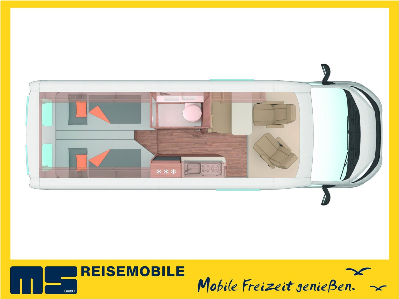 Weinsberg CARABUS 630 ME-EDITION FIRE /-2026-/EINZELBETTEN - Camper van: fotoğraf 2 Weinsberg CARABUS 630 ME-EDITION FIRE /-2026-/EINZELBETTEN - Camper van: fotoğraf 2