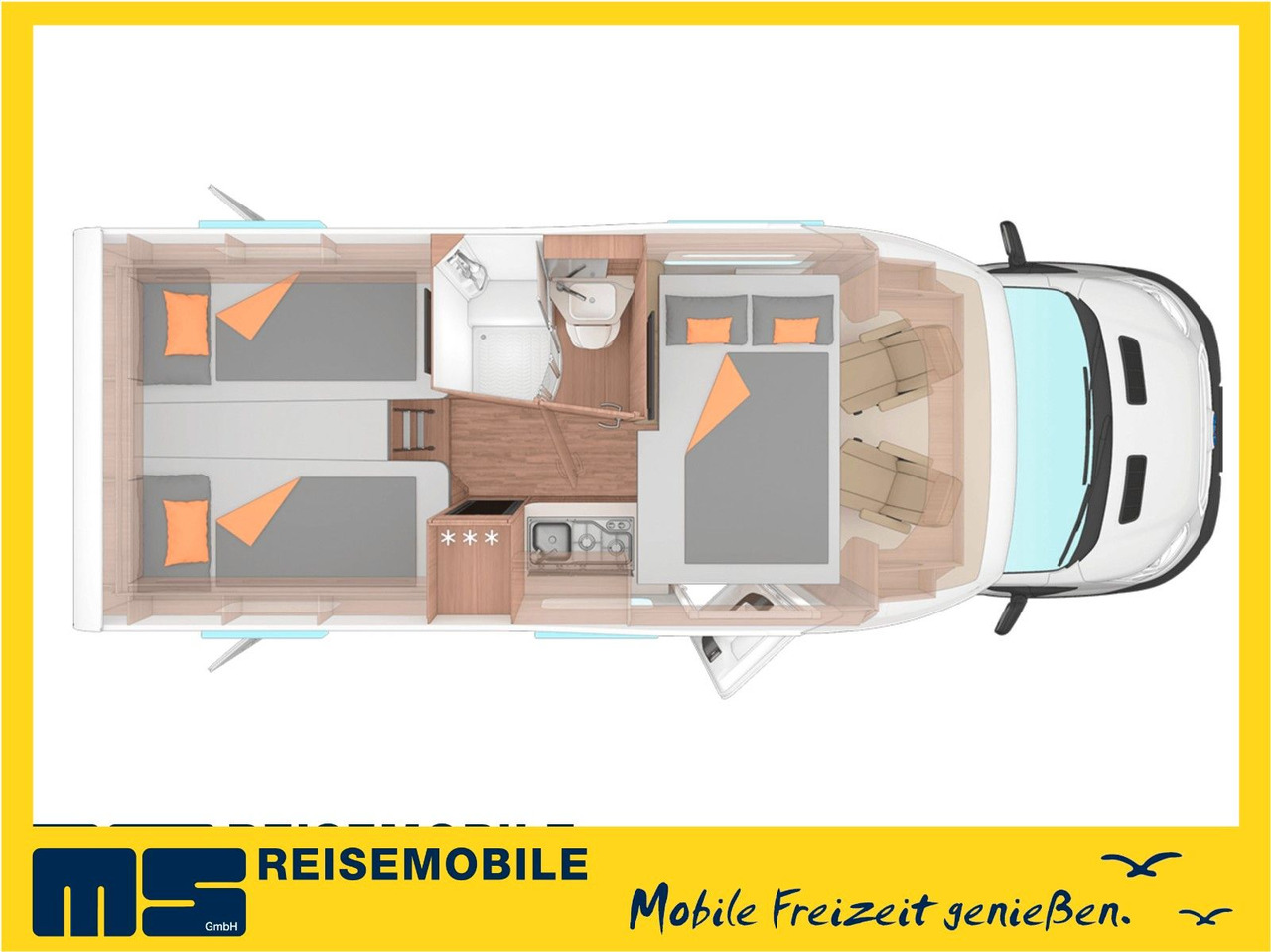 Weinsberg CARASUITE 650 MEG/155-DSG/EINZELBETTEN & HUBBETT - Semi entegre karavan: fotoğraf 2 Weinsberg CARASUITE 650 MEG/155-DSG/EINZELBETTEN & HUBBETT - Semi entegre karavan: fotoğraf 2