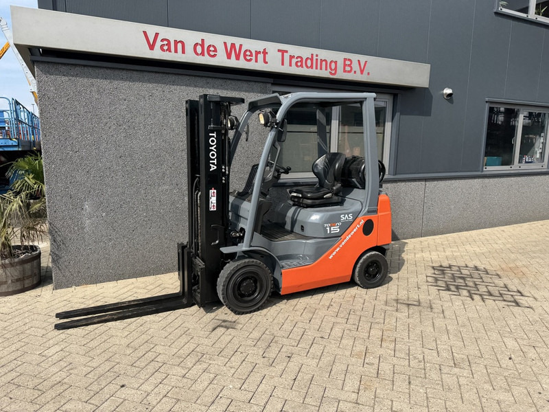 Toyota 02-8FGF18 Triplo 430 Freelift/Sideshift/4e Functie 2013 Lpg - LPG forklift: fotoğraf 3 Toyota 02-8FGF18 Triplo 430 Freelift/Sideshift/4e Functie 2013 Lpg - LPG forklift: fotoğraf 3