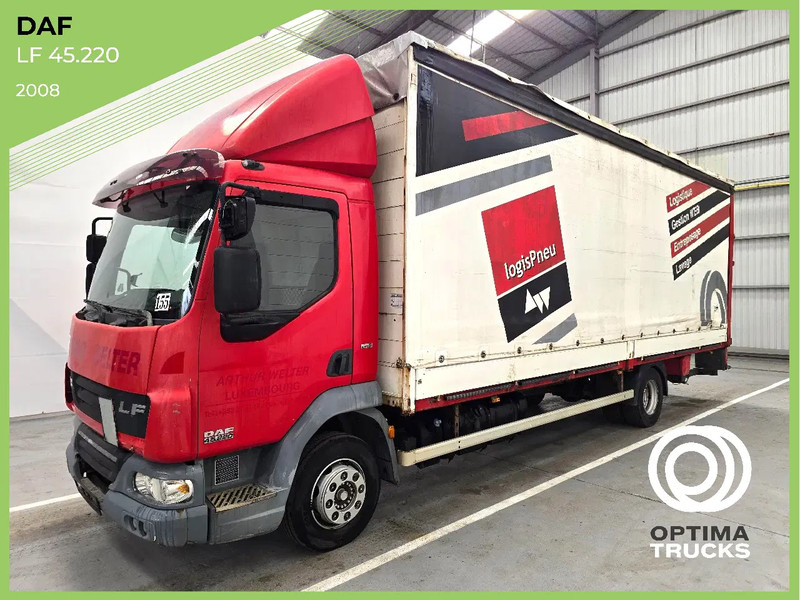 DAF LF 45 220 / EURO 5 / AIRCO / MANUEL / DHOLLANDIA 2000kg - Tenteli kamyon: fotoğraf 1 DAF LF 45 220 / EURO 5 / AIRCO / MANUEL / DHOLLANDIA 2000kg - Tenteli kamyon: fotoğraf 1