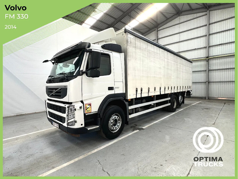 Volvo FM 330 / Essieu relevable et directionnel / Steerable lift axle / Lift as en stuuras - Tenteli kamyon: fotoğraf 1 Volvo FM 330 / Essieu relevable et directionnel / Steerable lift axle / Lift as en stuuras - Tenteli kamyon: fotoğraf 1