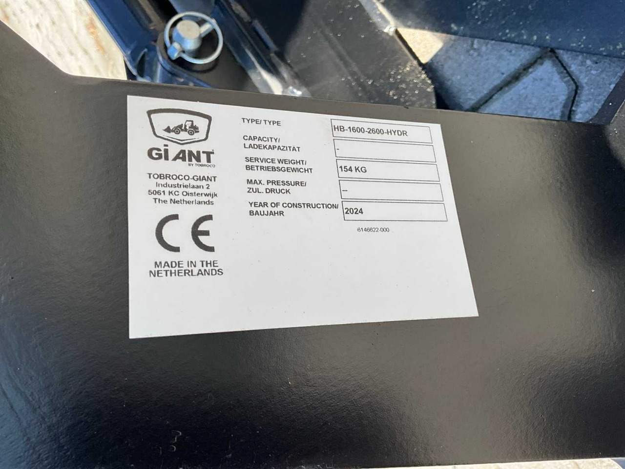 Giant HB-1600-2600-HYDR - Ataşman - İş makinaları: fotoğraf 5 Giant HB-1600-2600-HYDR - Ataşman - İş makinaları: fotoğraf 5