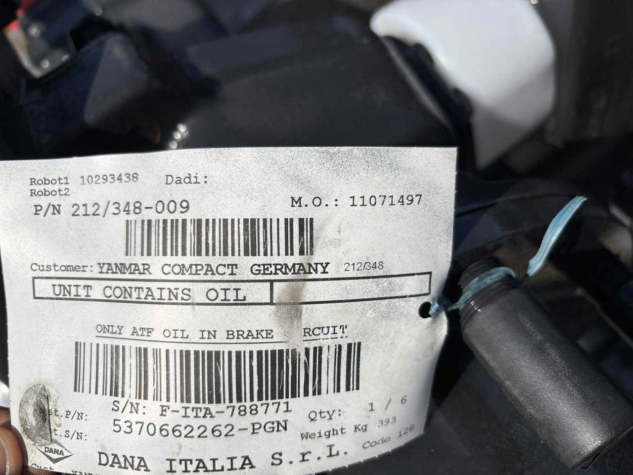 DANA ITALIA S.R.L - Paletli ekskavatör: fotoğraf 5 DANA ITALIA S.R.L - Paletli ekskavatör: fotoğraf 5