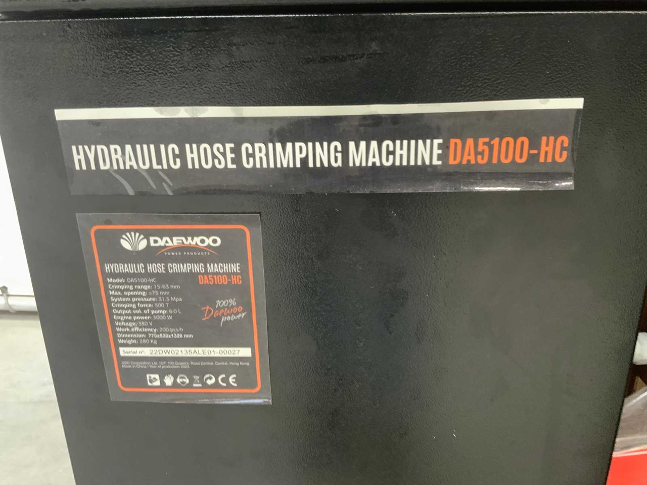 Daewoo DA5100-HC - Sulama sistemi: fotoğraf 5 Daewoo DA5100-HC - Sulama sistemi: fotoğraf 5