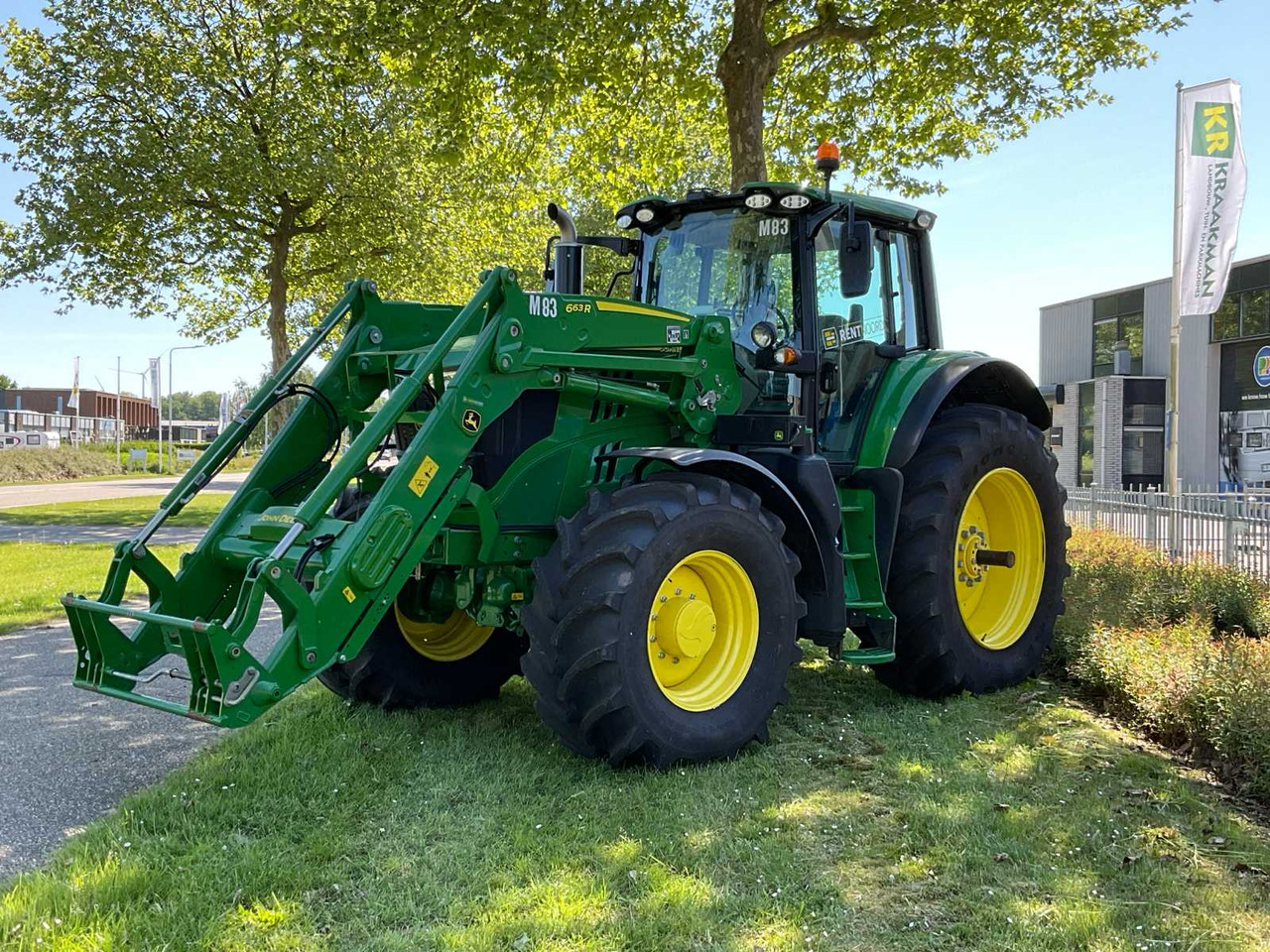 John Deere 6195M - Traktör: fotoğraf 1 John Deere 6195M - Traktör: fotoğraf 1
