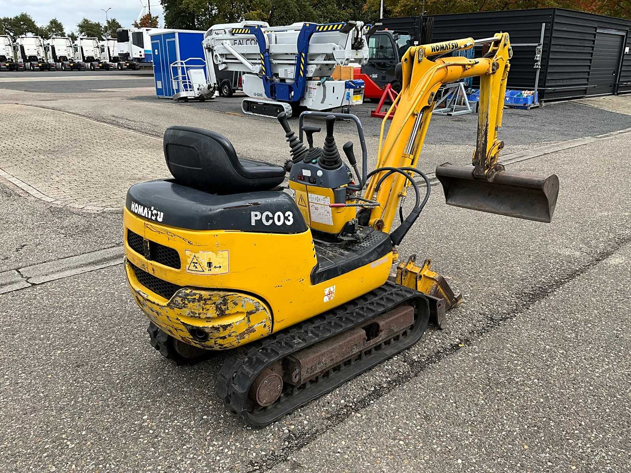 Komatsu PC03 - Mini ekskavatör: fotoğraf 5 Komatsu PC03 - Mini ekskavatör: fotoğraf 5