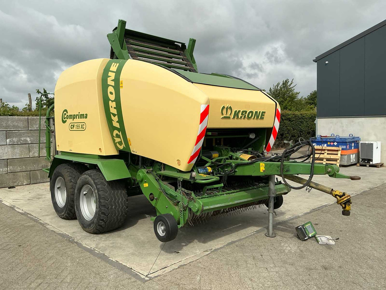 Silindirik balya makinesi Krone Comprima CF 155 XC: fotoğraf 7