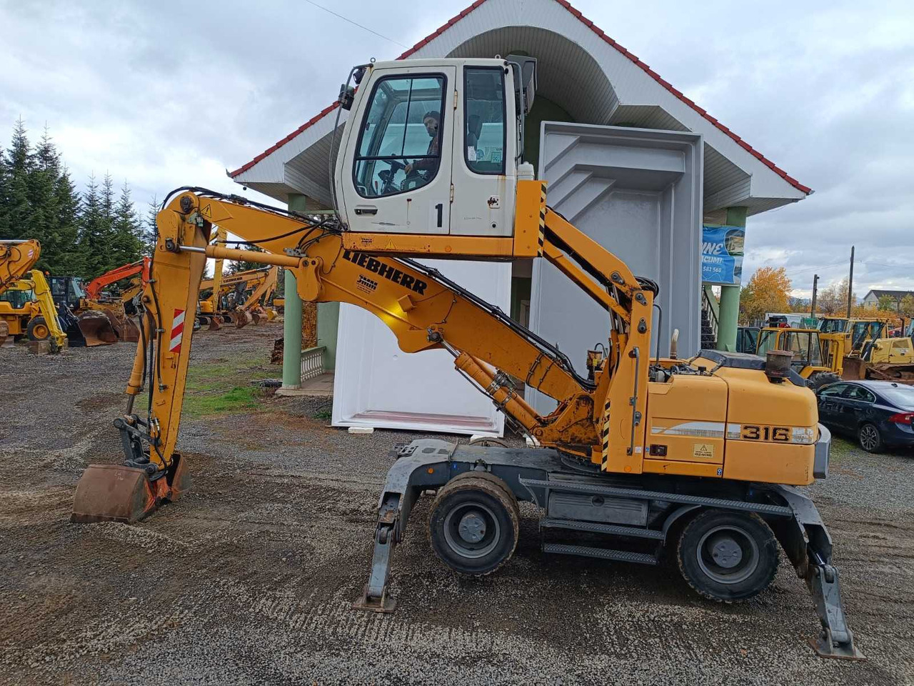 LIEBHERR - A 316 LITRONIC - WHEELED EXCAVATOR - 2009 - Tekerlekli ekskavatör: fotoğraf 5 LIEBHERR - A 316 LITRONIC - WHEELED EXCAVATOR - 2009 - Tekerlekli ekskavatör: fotoğraf 5