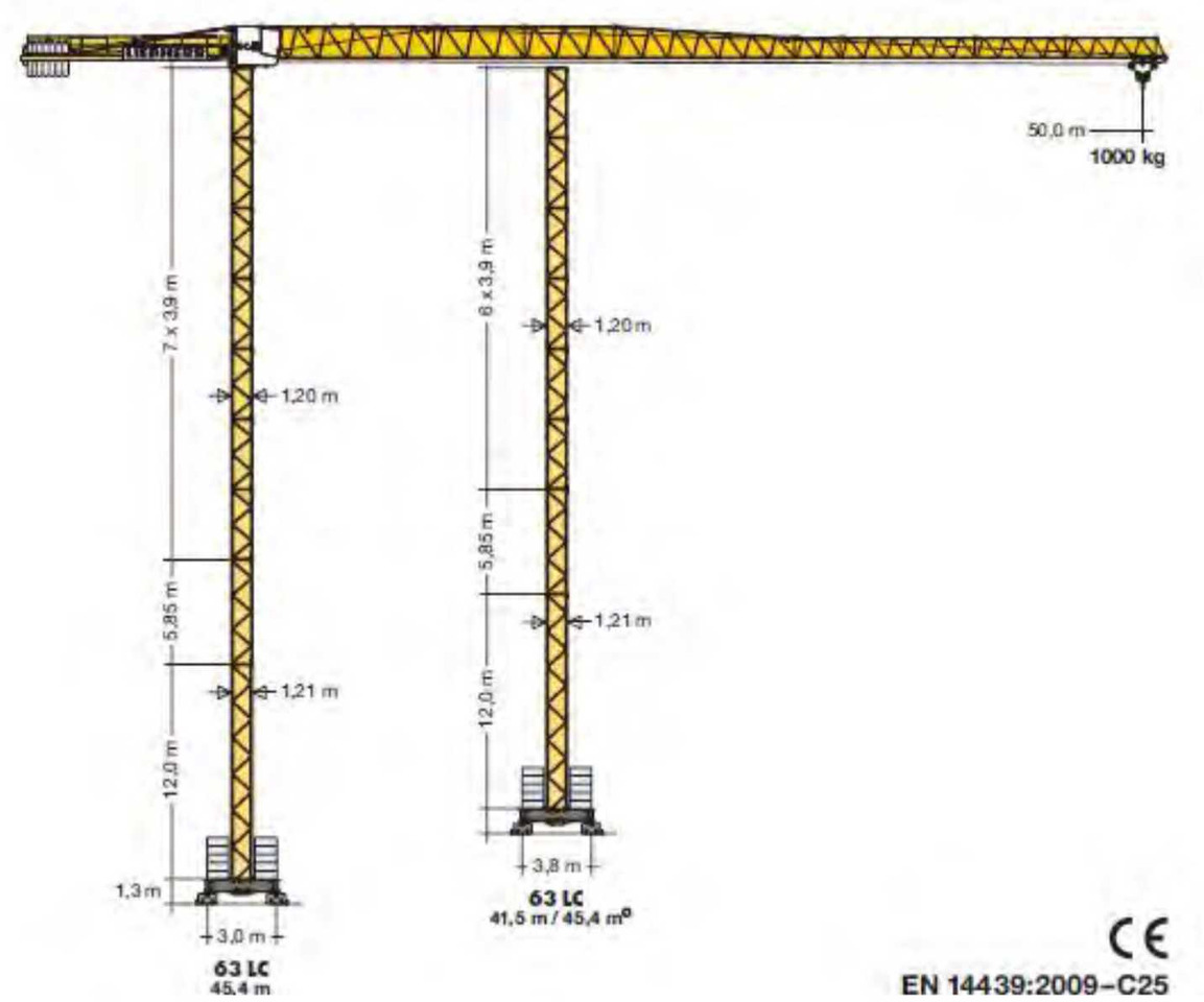 Kule vinç Liebherr 71 EC-B: fotoğraf 13