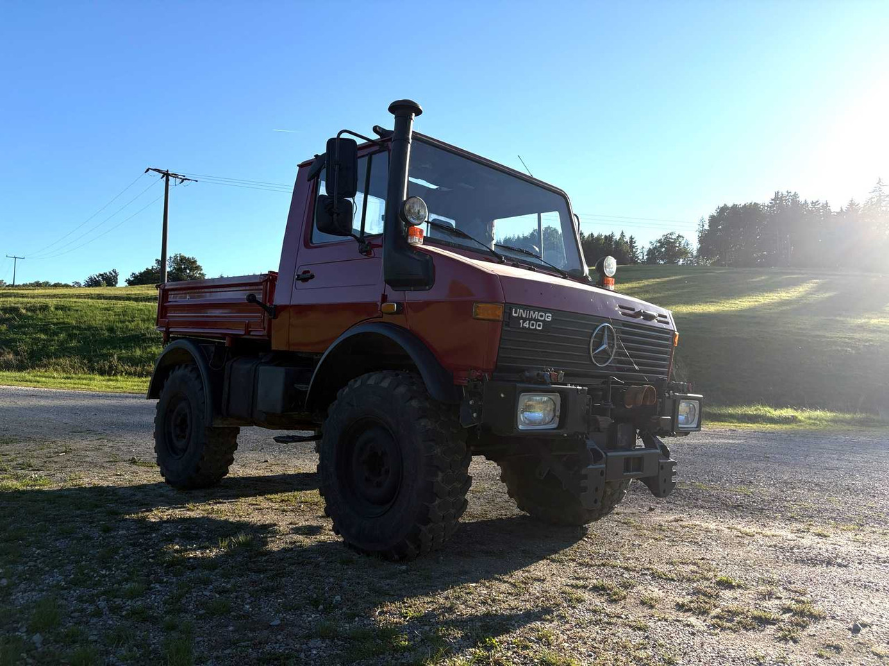 Mercedes-Benz Unimog 1400 (U 427/10) - Tarım araçları: fotoğraf 1 Mercedes-Benz Unimog 1400 (U 427/10) - Tarım araçları: fotoğraf 1