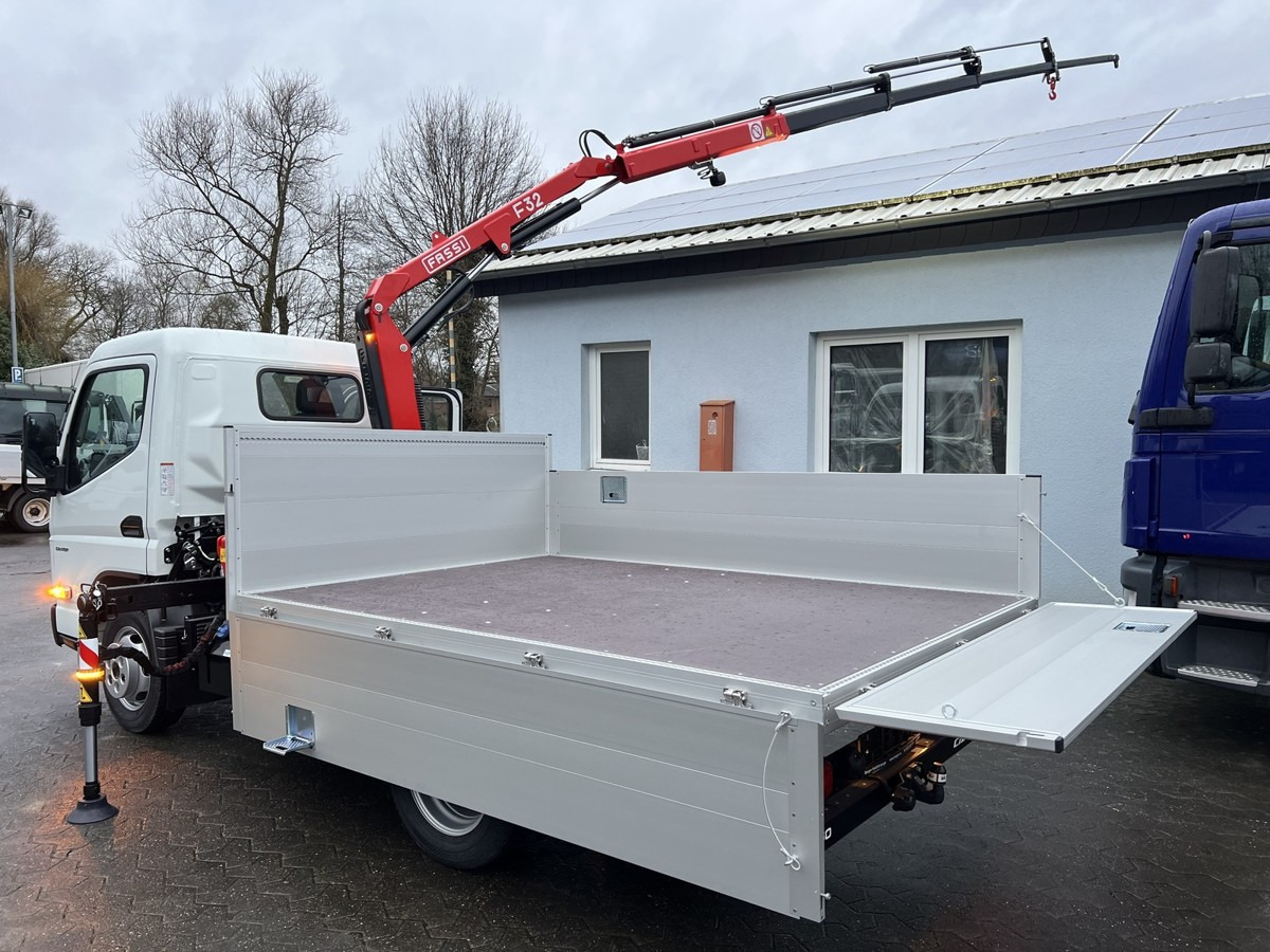 FUSO 3S15 Alu Pritsche 2.80m Ladekran Funk! sofort ve - Sal/ Açık kasa kamyon, Vinçli kamyon: fotoğraf 1 FUSO 3S15 Alu Pritsche 2.80m Ladekran Funk! sofort ve - Sal/ Açık kasa kamyon, Vinçli kamyon: fotoğraf 1