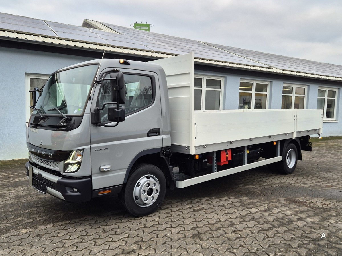 FUSO Canter 7C18 Gastransport ADR Gefahrgut Pritsche - Açık kasa kamyonet: fotoğraf 1 FUSO Canter 7C18 Gastransport ADR Gefahrgut Pritsche - Açık kasa kamyonet: fotoğraf 1