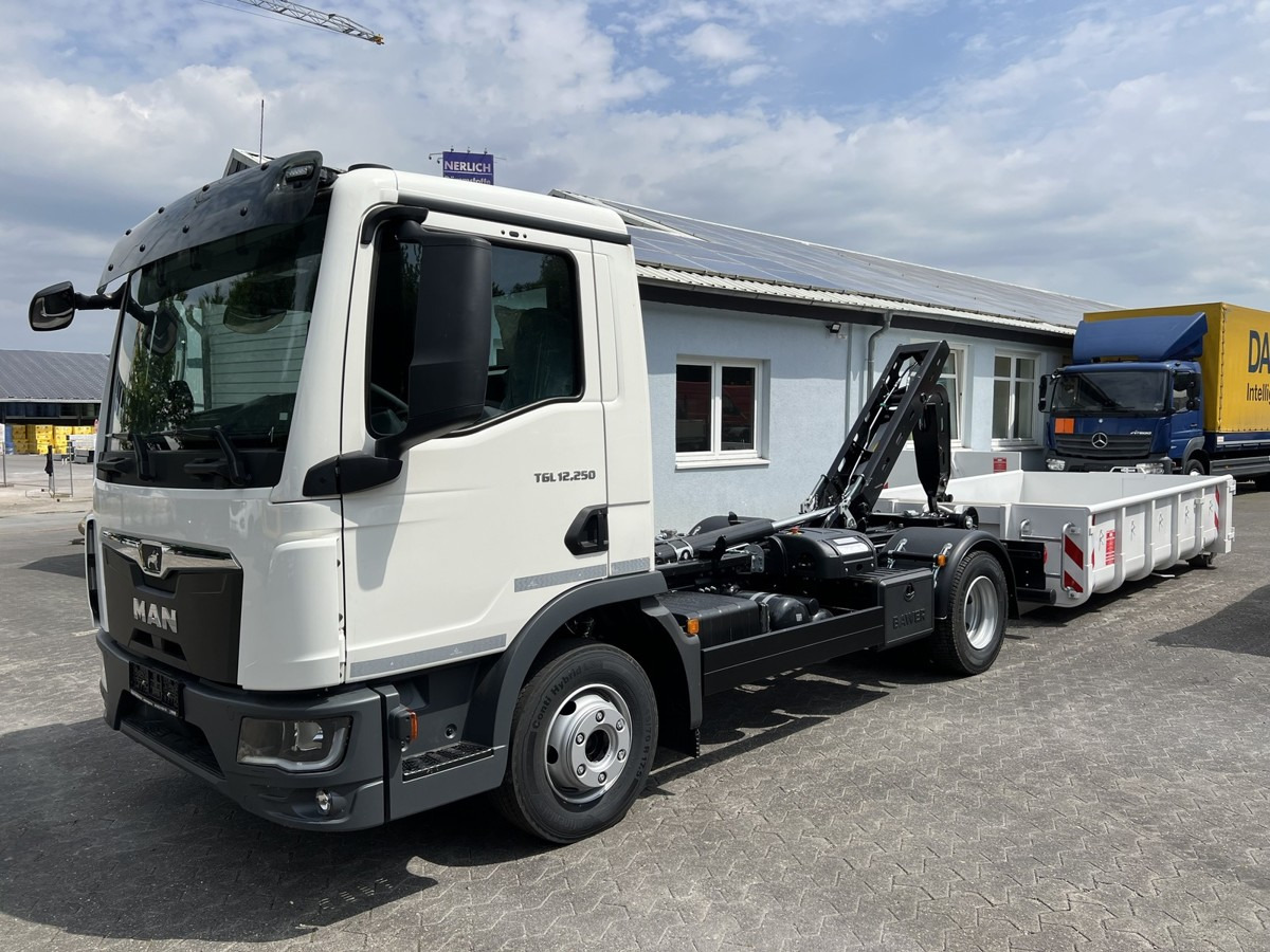 MAN TGL 12.250 BL NEU City Abrollkipper Tipmatik - Kancalı yükleyici kamyon: fotoğraf 2 MAN TGL 12.250 BL NEU City Abrollkipper Tipmatik - Kancalı yükleyici kamyon: fotoğraf 2