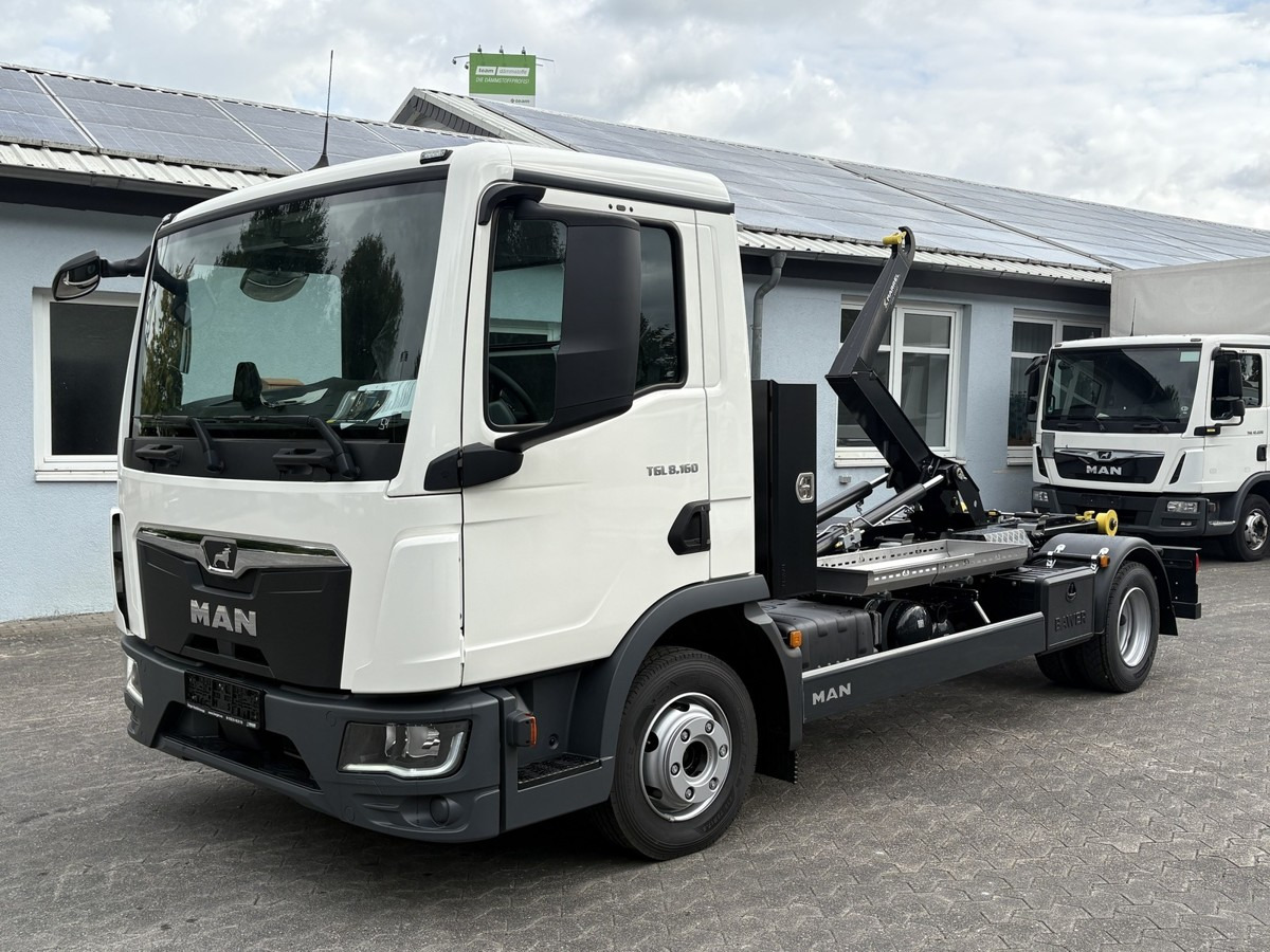 MAN TGL 8.160 BL City Abollkipper Schalter 8.190 - Kancalı yükleyici kamyon: fotoğraf 1 MAN TGL 8.160 BL City Abollkipper Schalter 8.190 - Kancalı yükleyici kamyon: fotoğraf 1