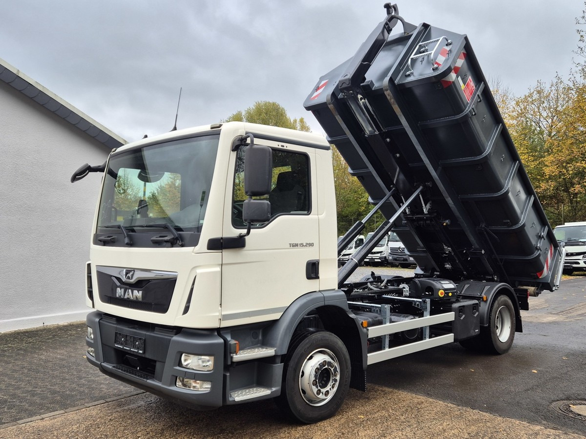 MAN TGM 15.290 BL Aut. Abrollkipper AHK - Kancalı yükleyici kamyon: fotoğraf 1 MAN TGM 15.290 BL Aut. Abrollkipper AHK - Kancalı yükleyici kamyon: fotoğraf 1