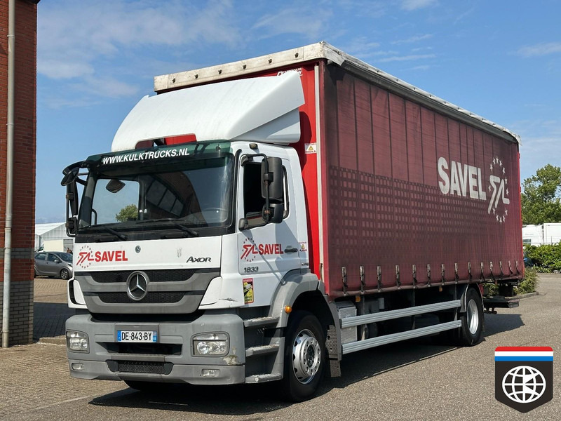 Mercedes-Benz AXOR 1833 TAIL LIFT - MANUAL GEARBOX - Tenteli kamyon: fotoğraf 5 Mercedes-Benz AXOR 1833 TAIL LIFT - MANUAL GEARBOX - Tenteli kamyon: fotoğraf 5