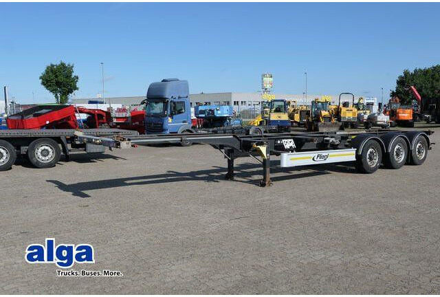 Fliegl SDS 380 SDS01, 20/30 & 40 Fuß Container, BPW - Alçak çerçeveli platform dorse: fotoğraf 1 Fliegl SDS 380 SDS01, 20/30 & 40 Fuß Container, BPW - Alçak çerçeveli platform dorse: fotoğraf 1