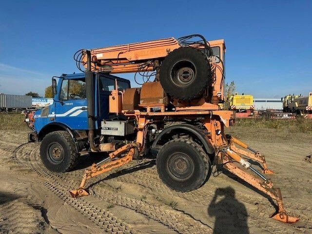 Unimog U 1450 4x4, Zug & Bergwinde, Kran, Greifer, AH - İş makinaları: fotoğraf 5 Unimog U 1450 4x4, Zug & Bergwinde, Kran, Greifer, AH - İş makinaları: fotoğraf 5