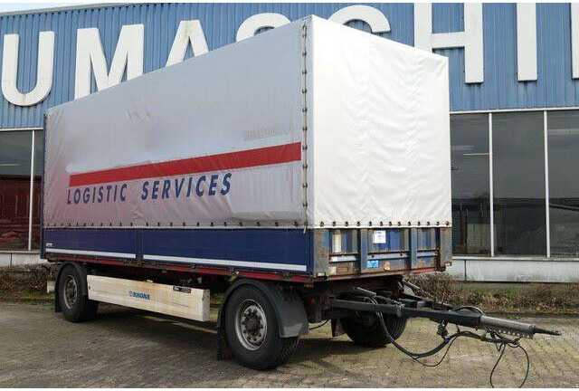 Krone AZ, Bordwände, BPW, 7.300mm lang, Luftfederung - Tenteli römork: fotoğraf 2 Krone AZ, Bordwände, BPW, 7.300mm lang, Luftfederung - Tenteli römork: fotoğraf 2