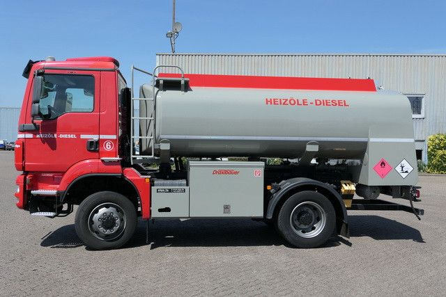 MAN 13.290 TGM BL 4x4, 2 Kammern, 9m³, Allrad, Klima - Tanker kamyon: fotoğraf 2 MAN 13.290 TGM BL 4x4, 2 Kammern, 9m³, Allrad, Klima - Tanker kamyon: fotoğraf 2
