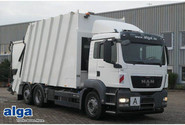 MAN 26.320 TGS LL 6x2, Faun, Variopress, Gelenkt - Çöp kamyonu: fotoğraf 1 MAN 26.320 TGS LL 6x2, Faun, Variopress, Gelenkt - Çöp kamyonu: fotoğraf 1
