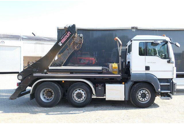 MAN 26.460 TGS 6x2, Hiab FTR18, Funk, Vorlauflenk,AC - Kablo sistemli kamyon: fotoğraf 3 MAN 26.460 TGS 6x2, Hiab FTR18, Funk, Vorlauflenk,AC - Kablo sistemli kamyon: fotoğraf 3