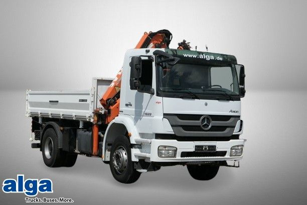Mercedes-Benz 1829 K Axor, Atlas 116.3-A2L, AHK, Greifer,Klima - Damperli kamyon, Vinçli kamyon: fotoğraf 1 Mercedes-Benz 1829 K Axor, Atlas 116.3-A2L, AHK, Greifer,Klima - Damperli kamyon, Vinçli kamyon: fotoğraf 1