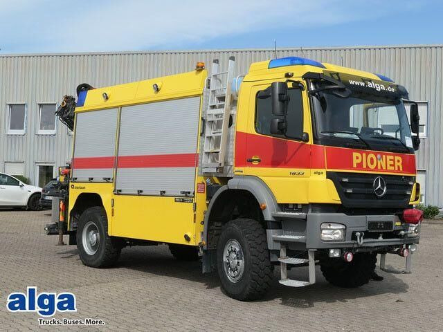Mercedes-Benz 1833 Axor 4x4, Kran Palfinger, Rosenbauer, AHK - İtfaiye aracı: fotoğraf 1 Mercedes-Benz 1833 Axor 4x4, Kran Palfinger, Rosenbauer, AHK - İtfaiye aracı: fotoğraf 1