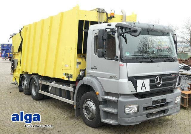 Mercedes-Benz 2533 L Axor 6x2,Faun,Variopress,Zöller-Schüttung - Çöp kamyonu: fotoğraf 1 Mercedes-Benz 2533 L Axor 6x2,Faun,Variopress,Zöller-Schüttung - Çöp kamyonu: fotoğraf 1