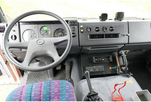 İtfaiye aracı Mercedes-Benz 814 F/Feuerwehr/Pumpe/9 Sitze: fotoğraf 14