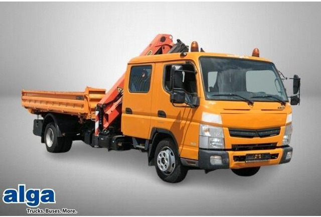 Mitsubishi Fuso Canter 7C18D, Palfinger PK 7001-KA, DOKA - Damperli kamyon: fotoğraf 1 Mitsubishi Fuso Canter 7C18D, Palfinger PK 7001-KA, DOKA - Damperli kamyon: fotoğraf 1